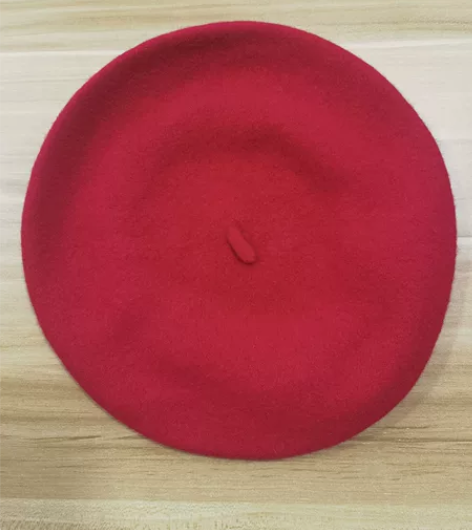 100%纯羊毛贝雷帽，全新，一冲动买了7个...