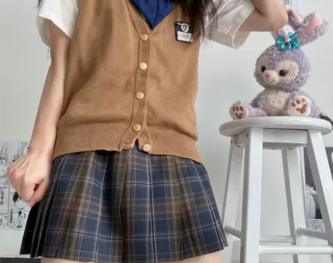 【小饼干JK】格子裙，买回来没穿过，全新 ...