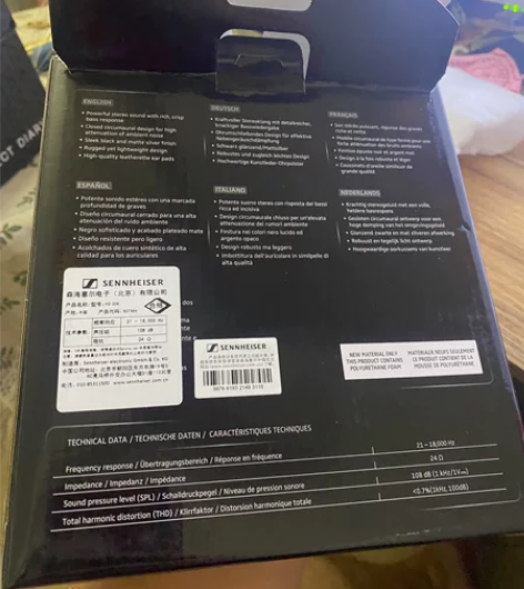 SENNHEISER/森海塞尔 HD206...