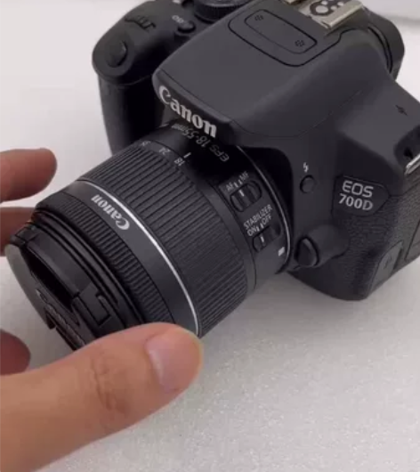 佳能700d+18-55stm单反相机 入...