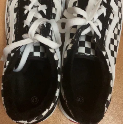 大码女鞋 加绒款 43码帆布鞋 穿过一次 ...