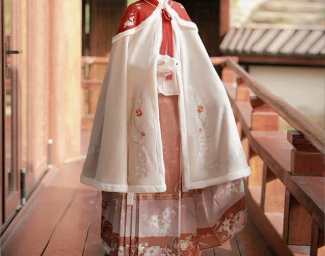 绿媞鸟明制汉服女秋冬季加绒加厚中国风正品原...