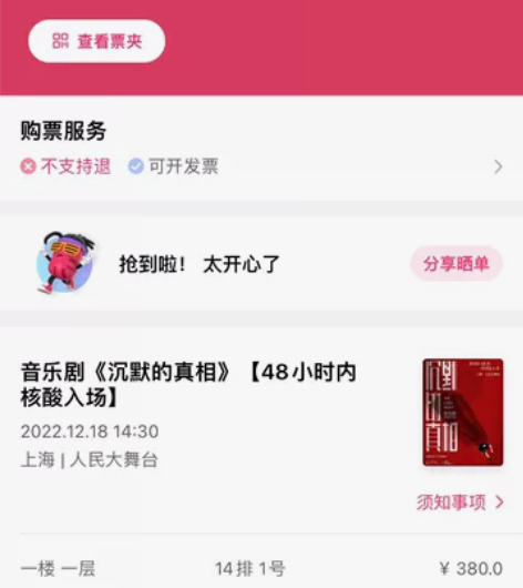 音乐剧。沉默的真相【转票】 剧目：沉默的真...
