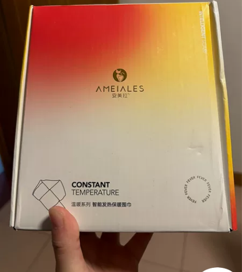 安美拉发热保暖围巾,还剩蓝色一条,全新未使...