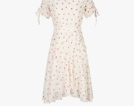 衣香丽影夏装新款碎花连衣裙女显瘦超仙甜美气...