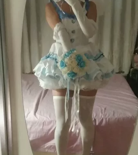 直出科幻 初兽猫蕾姆婚纱cos 小码大全套...