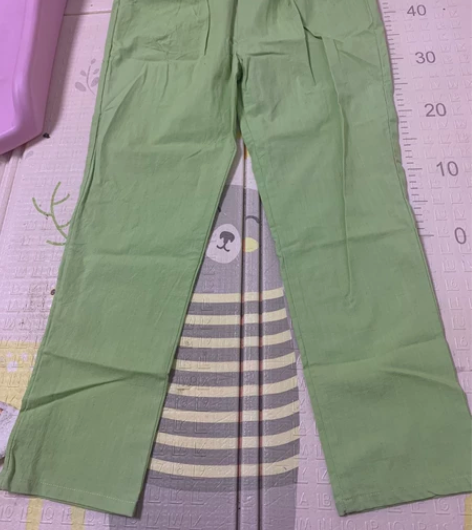 棉麻裤，全新，大码裤子，可以穿到150斤 ...
