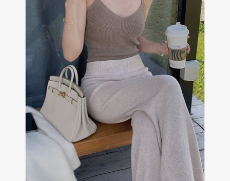 从一100%羊绒针织吊带背心女内搭早秋ch...