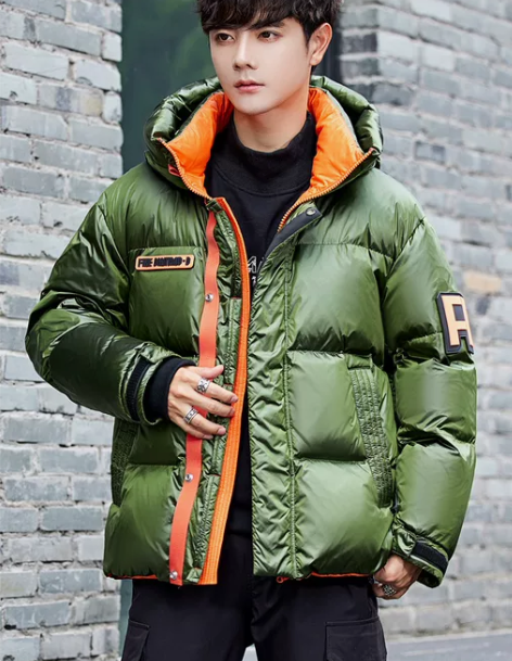 2022新款潮牌羽绒服冬季男 高中生青少...