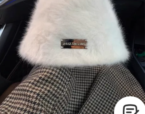 【冬季必备】显脸小兔毛渔夫帽女秋冬百搭大头...