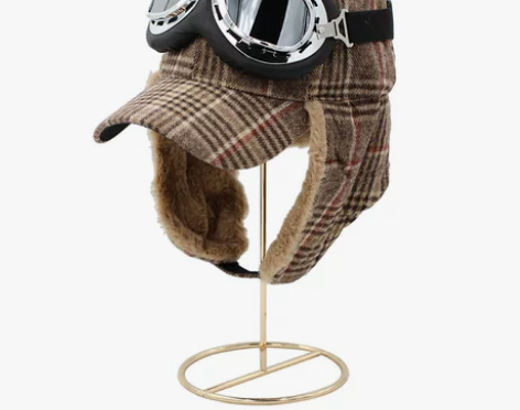 雷锋帽女冬天冬季骑车电动车戴帽子眼镜的飞行...