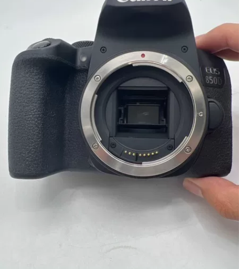 佳能850D国行已贴钢化膜，快门次数只有5...