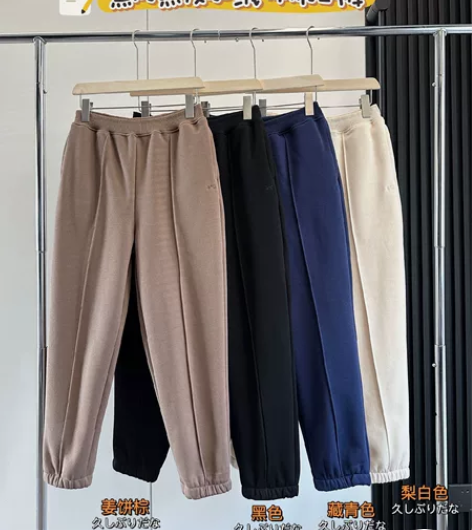 蕉内热皮摇粒绒卫裤男女同款 这是一件加了摇...