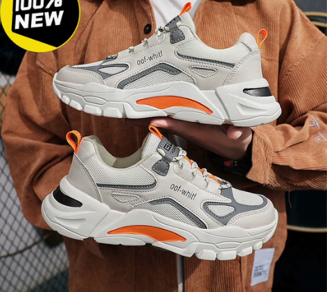 实体店低价处理男士跑步鞋2021春夏季新款...