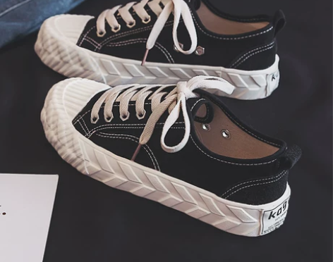 饼干鞋子女2019百搭ulzzang忘羡帆...