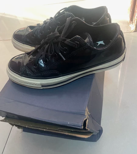 匡威三星皮质低帮休闲鞋 感兴趣的话点“我想...