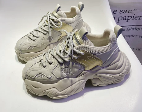 老爹鞋女爆款2022年秋冬季新款炸街厚底加...