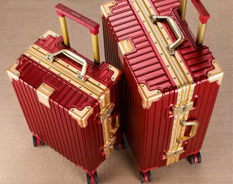 婚庆箱 箱子婚庆红色结婚行李箱新娘陪嫁箱密...