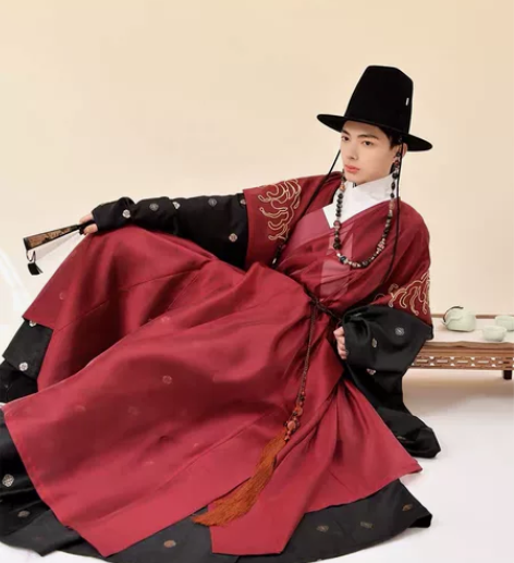 【出租】如梦霓裳泽粼原创汉服男装明制道袍搭...