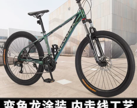 30速变色龙山地自行车学生公路赛车减震单车...