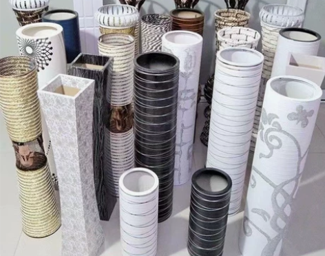 藤编铁艺简约仿陶瓷花瓶客厅干花插花落地大树...