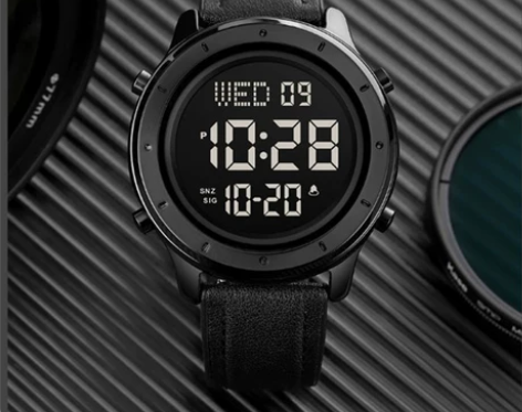 男士户外运动多功能防水电子表学生腕表大数