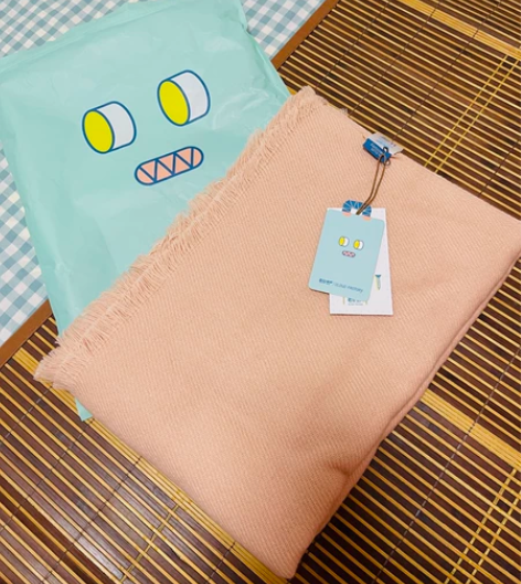 全新围巾珊瑚粉色 柔美色调 70宽180长...