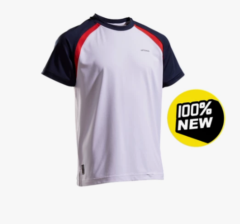 全新160码迪卡侬儿童网球速干弹力运动短袖...