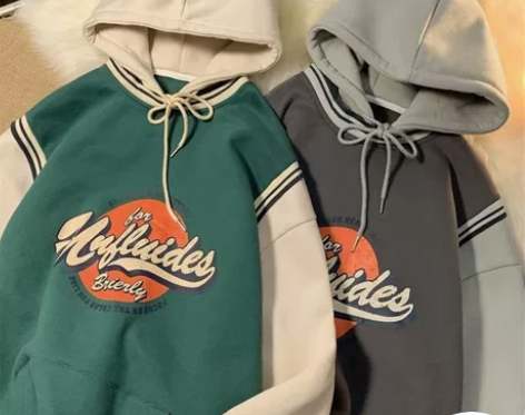 美式复古oversize卫衣男潮ins欧美...