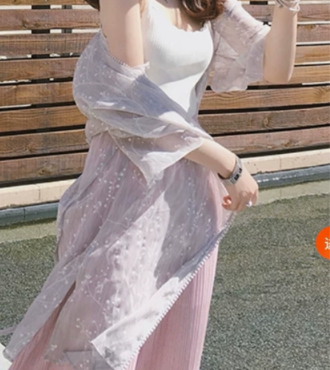 张大奕  梅花连衣裙女夏时尚韩版花色荷叶边...