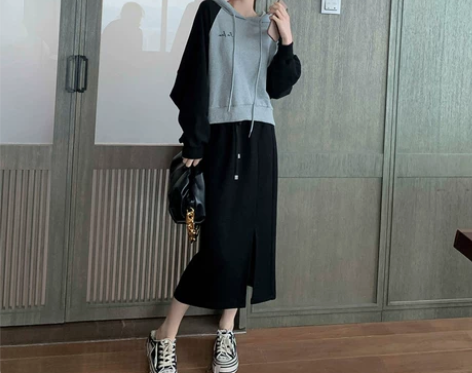 早秋季港风套装2021年新款女复古chic...