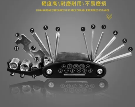 便携折叠随身小工具家用万能螺丝刀套装多功能...