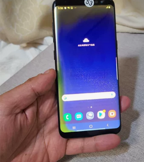 三星s8手机功能完美，就屏幕带印，没点没线...