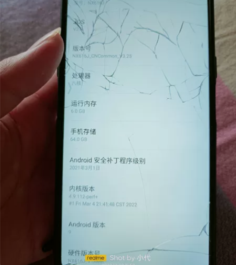 努比亚x，6+64当备用机用，屏幕有裂痕，...