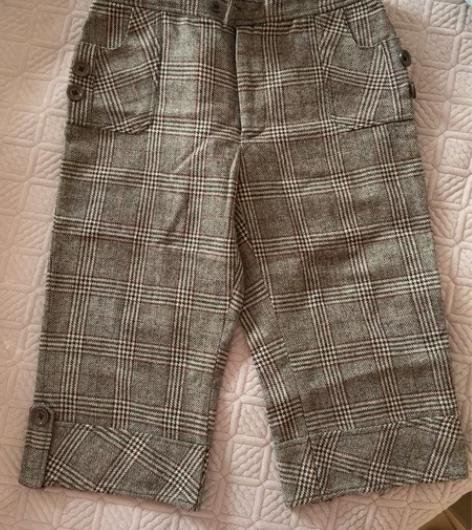 秋冬英伦风复古格子靴裤  165/68A ...