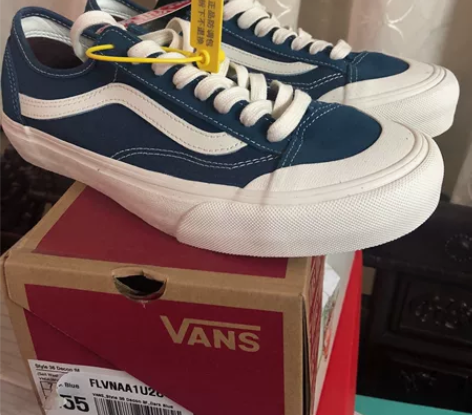 vans 牛奶蓝白 韩国运回 全新正品 支...