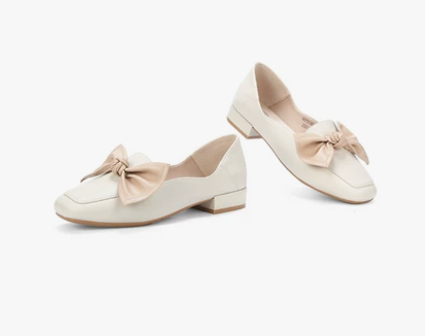 Camel/骆驼 低帮鞋2021甜美蝴蝶结...