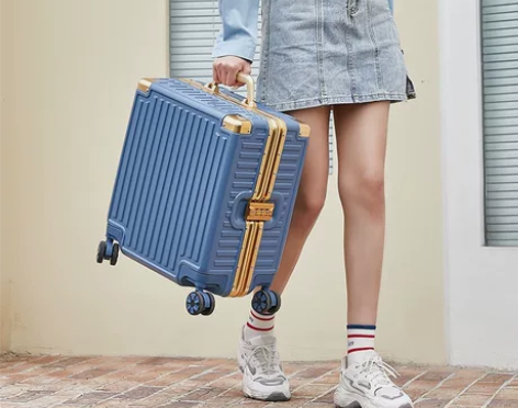 轻便行李箱女小型18寸登机短途旅行拉杆箱女...