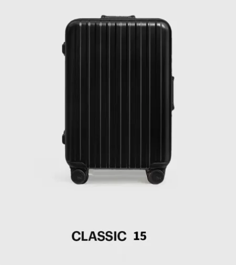 ITO CLASSIC15黑色拉杆箱铝框行...