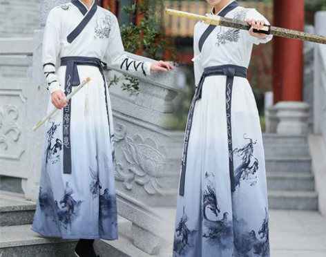 ?夏季原创日常宋制汉服男款魏晋中国风古风古...