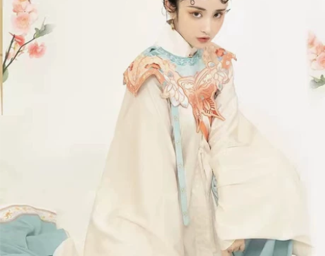 （代友挂）汉服 兰若庭 初霁之问春 蓝白三...