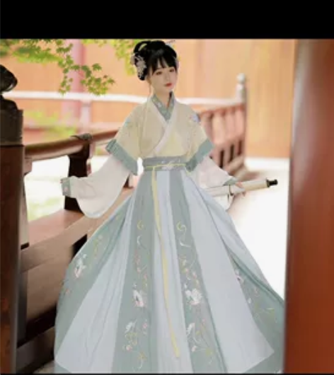 仙楚姬原创汉服女【青鸾羽】晋制齐腰交领夏季...