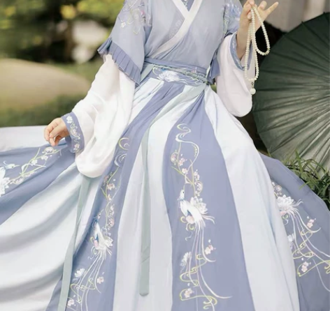 仙楚姬原创汉服女【青鸾羽】晋制齐腰交领夏季...