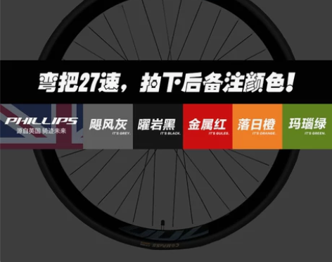 菲利普铝合金公路车自行车弯把手变油碟刹变速...