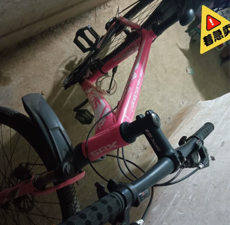 一口价320  喜德盛粉红色山地自行车，2...