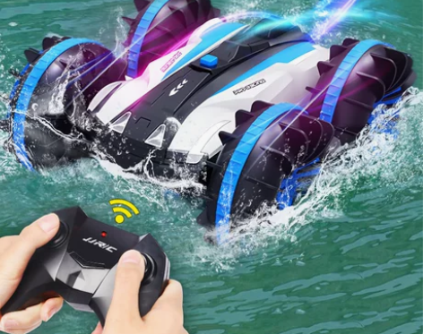 【狂欢价】水陆两栖遥控汽车儿童玩具小男孩越...