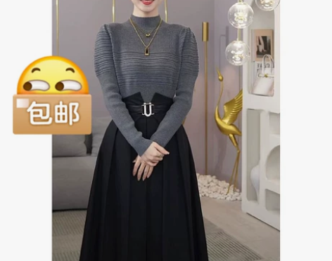 2022秋冬季新款羊毛针织衫气质半高领极简...