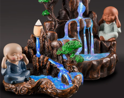 【特价送香炉】倒流香塔香檀香室内香薰炉家用...