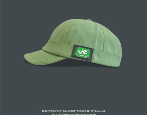 2022新款帽子小众短檐鸭舌帽男女春夏季韩...