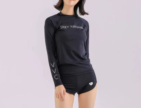 VVC防晒泳衣女沙滩服防晒50+上衣 全新...